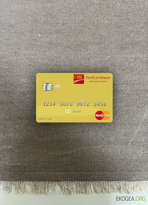 Saint , Vincent , et , les Grenadines FirstCaribbean International Bank mastercard photolook recto